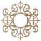 Ekena Millwork Dijon Wood Fretwork Pierced Ceiling Medallion, Red Oak, 26"OD x 8 1/2"ID x 3/8"T CMWP26X26X0375DIRO - alternate 2
